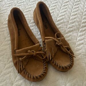 Minnetonka suede shoes